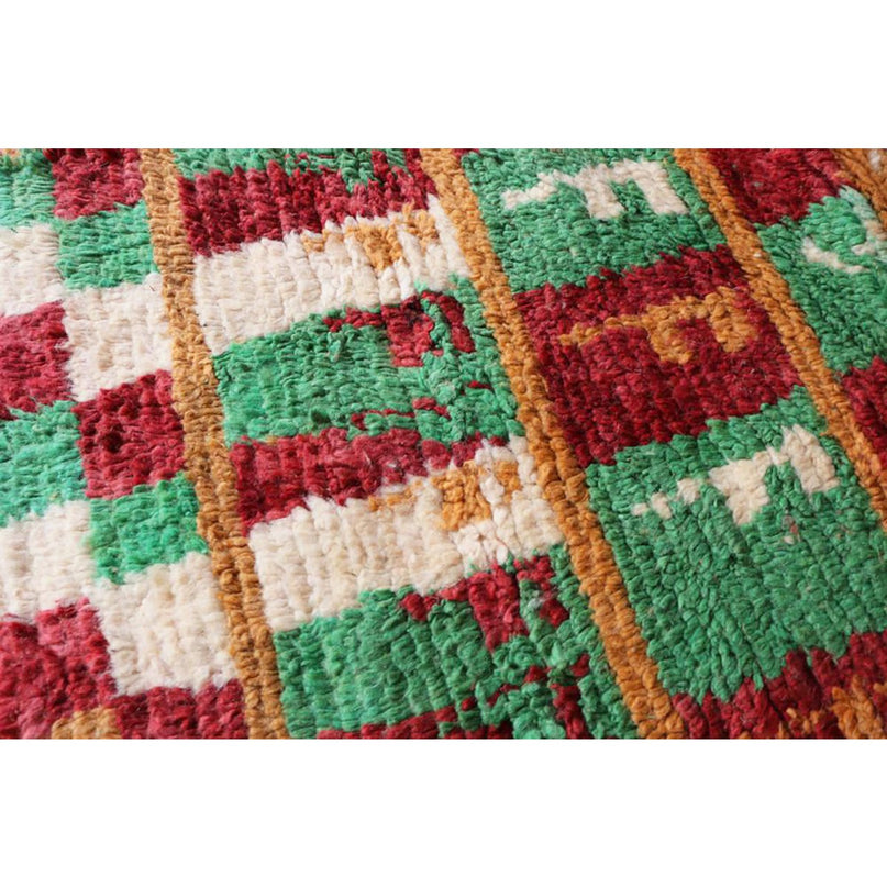 Zuiver wollen Marokkaans Berber halkleed 84 x 388 cm