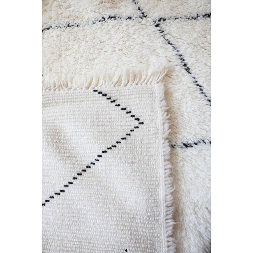 Zuiver wollen Marokkaans Berber-tapijt 196 x 312 cm