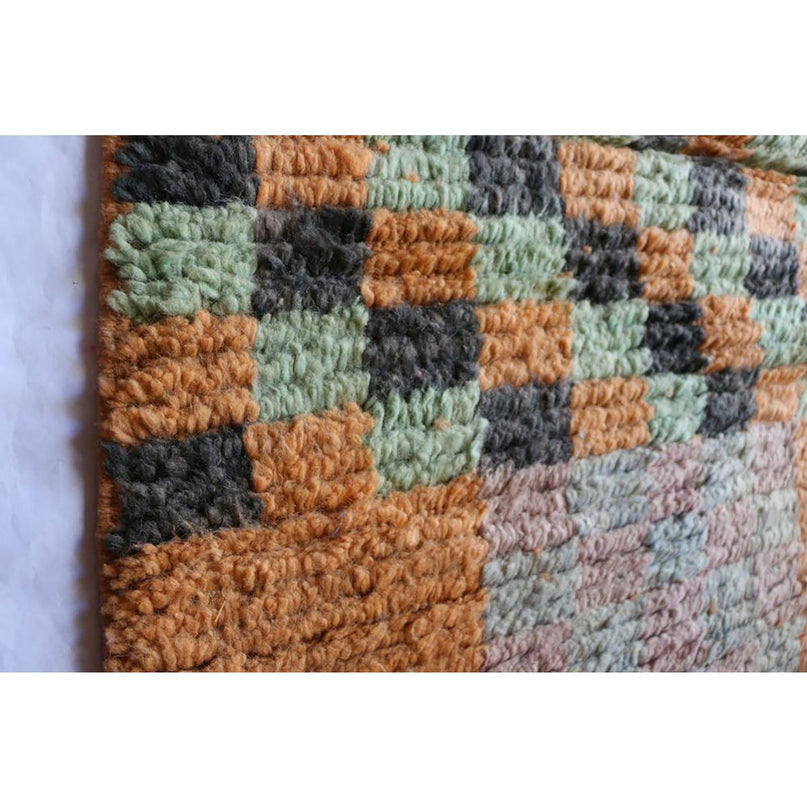 Kleurrijk Berber Boujad halkleed 78 x 743 cm