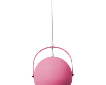 Hanger lamp "Colorado" roze Ø ca. 25 cm, metaal, E27 -aansluiting, verlichting voor woonkamer, eetkamer, kinderkamer