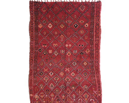 Zuiver wollen Marokkaans Berber-tapijt 197 x 313 cm