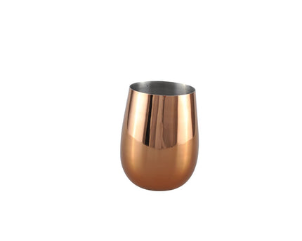 Glad koperen cocktailglas glas
