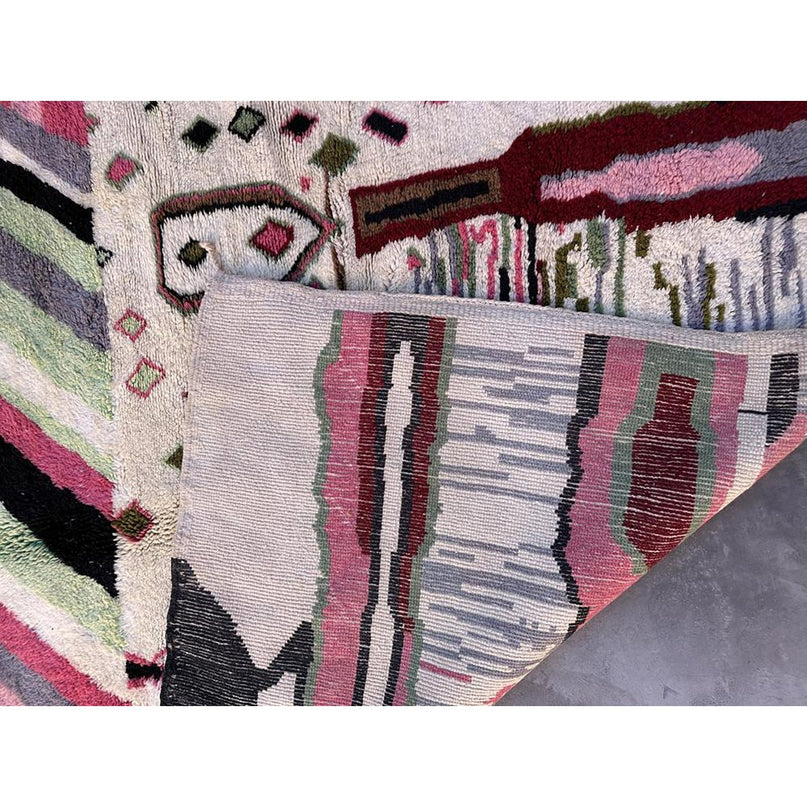 Zuiver wollen Marokkaans Berber-tapijt 203 x 292 cm
