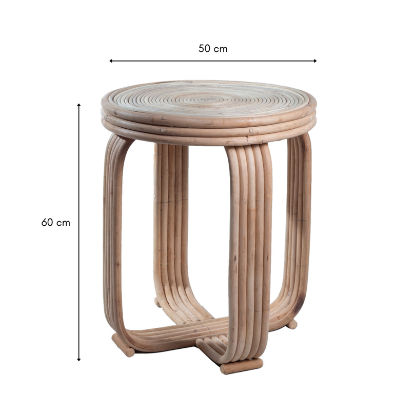 Rotan Bijzettafel | Bijzettafel | Banktafel KANTHI
