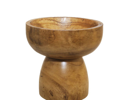 Houten staande decoratieve snit 23,5x23.5x24,5 cm