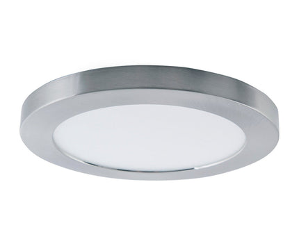 LED -plafondlamp "bonus", functie, metalen plafondlamp en plastic, ringen in chroom en wit kunnen worden gewijzigd, met stevig ingebouwde LED's, 22,5 cm diameter