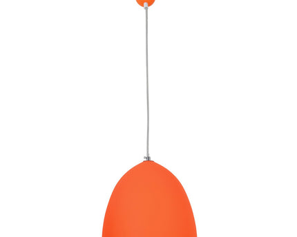 Siliconen hanger lamp "Catinus" Ø 25 cm, gemaakt van oranje siliconen, E27
