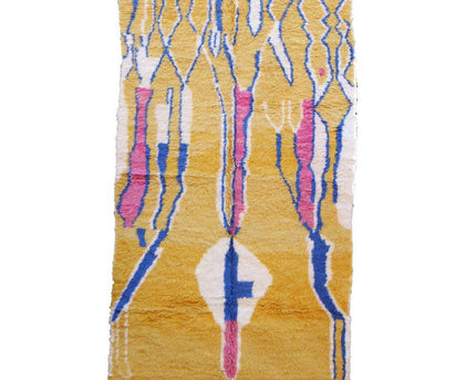Zuiver wollen Marokkaans Berberkleed 145 x 259 cm