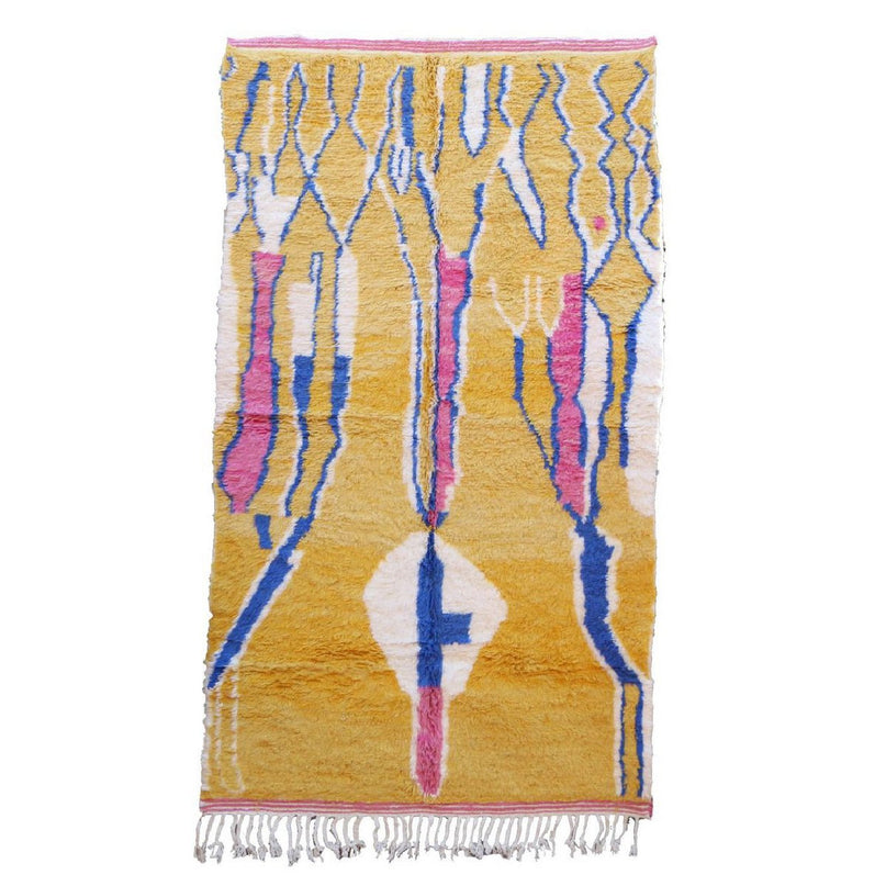 Zuiver wollen Marokkaans Berberkleed 145 x 259 cm