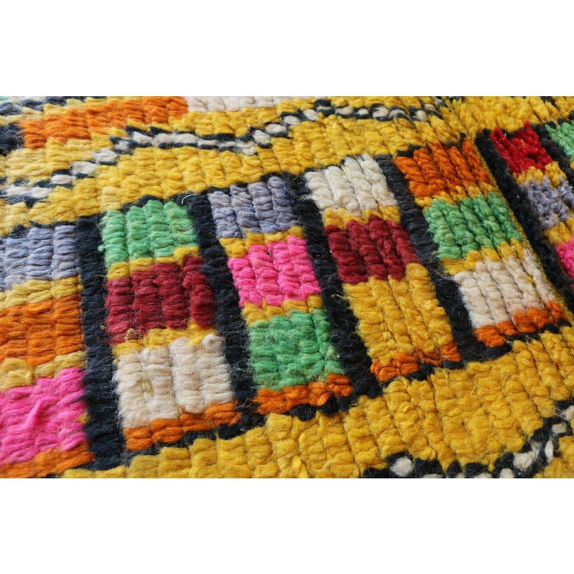 Zuiver wollen Marokkaans Berber halkleed 66 x 340 cm