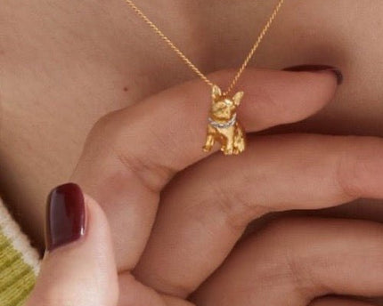 Schattige Franse Bulldog charme ketting