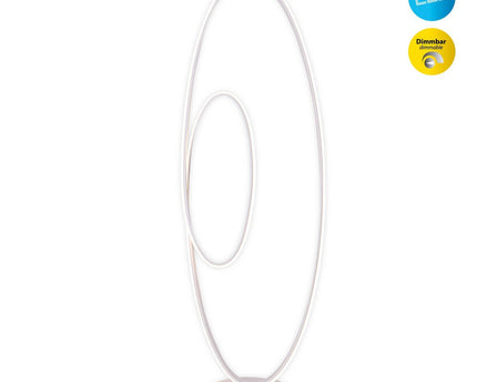 LED vloerlamp h: 120cm wit "Odrive"