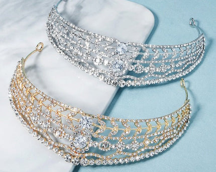 Queen Royal Crown Style Crystal Tiaras