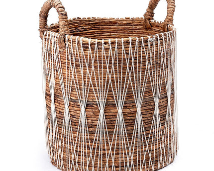 Boho wasmand | Plantenmand | Opbergmand MANDURO gemaakt van bananenvezel (3 maten)