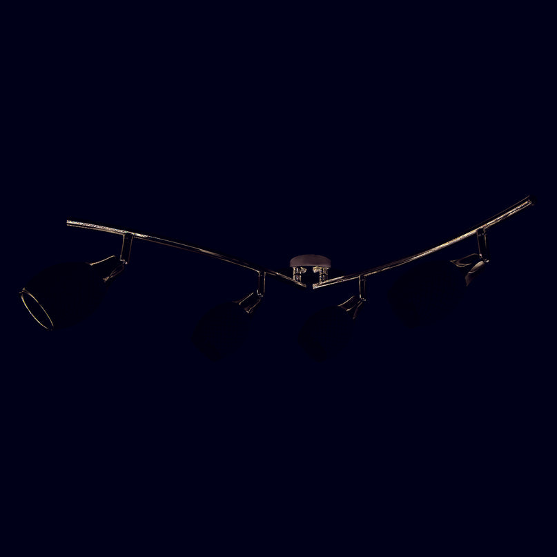 4 LED wand- en plafondrail "Rome"