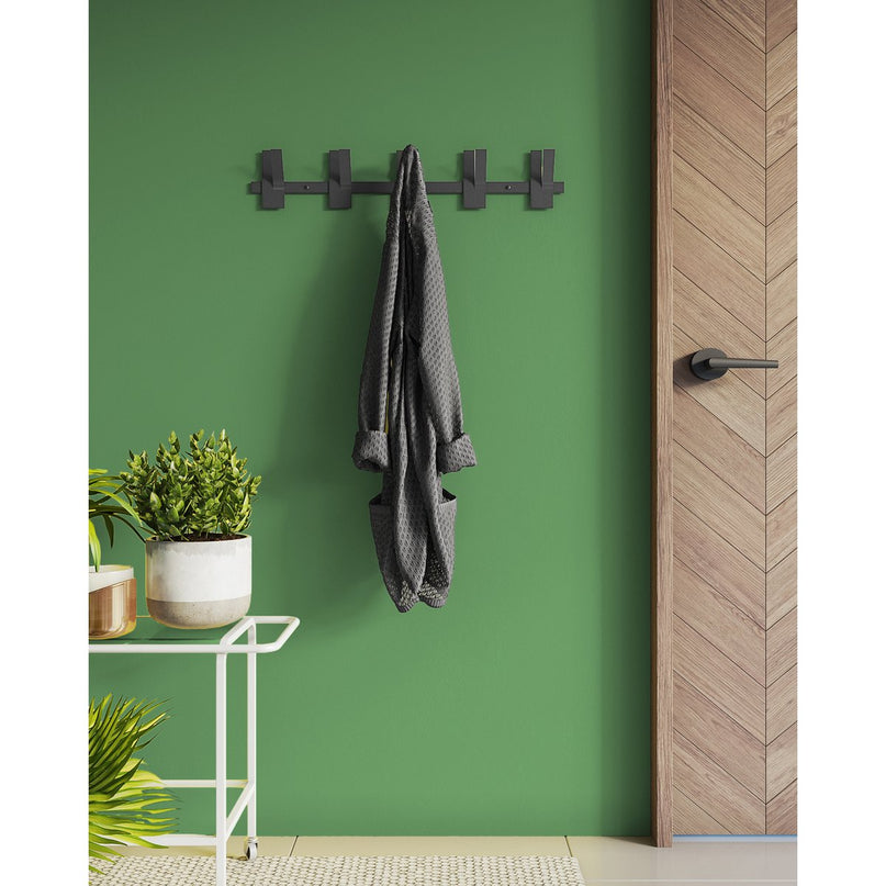 Gorillz Incision - Kapstok - Wandkapstok - 10 Kapstok haken - Metaal - Zwart