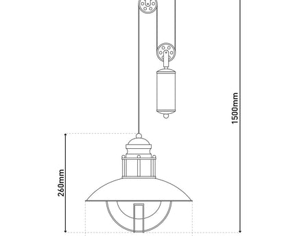 Balance hanglamp "Cottage"