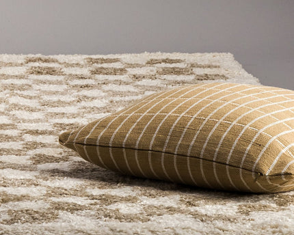 CHECKERS Zacht en comfortabel hoogpolig vloerkleed