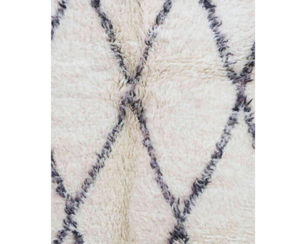 Zuiver wollen Marokkaans Berber-tapijt 147 x 164 cm