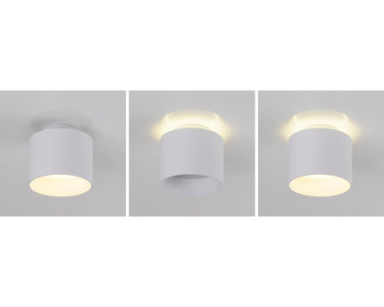 LED Spot "Trios" Ø 10 cm wit, gemaakt van metaal en plastic met geïntegreerde LED's