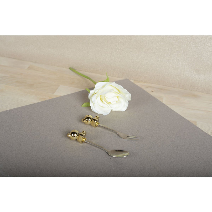 Pond lepel en vork - veel 2