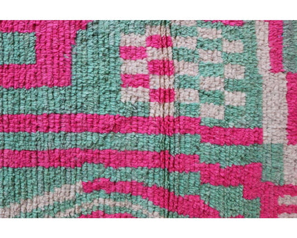 Zuiver wollen Marokkaans Berber halkleed 71 x 346 cm