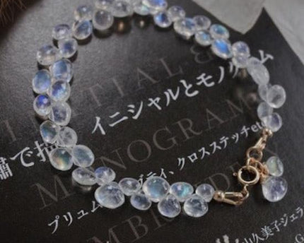 Sri Lanka Moonstone Waterdop kralen Bracelet