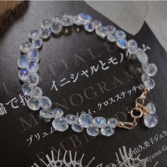 Sri Lanka Moonstone Waterdop kralen Bracelet
