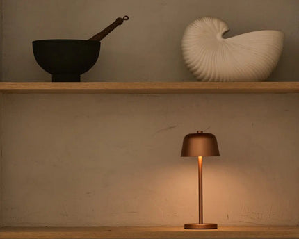 Anton Koperen Oplaadbare Tafellamp | Stijlvolle en draadloze verlichting