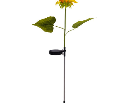 Set van 2 solar spikes "Sunflowers" h: 78.5cm