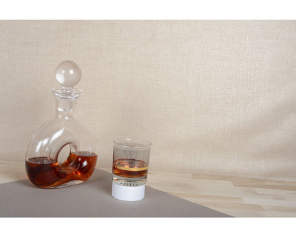 Glazen whisky karaf met een gat van 19x27,5 cm