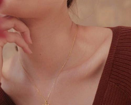 Red Agate ingelijste hangketting