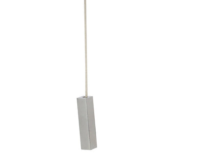 Staande lamp "Alfa", moderne vloerlamp gemaakt van metaal en textiel in chroom/donkergrijs, met E27 -aansluiting, 150,5 cm hoog, chique lamp voor gang, woonkamer en kantoor