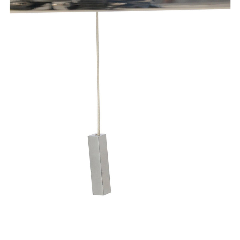 Staande lamp "Alfa", moderne vloerlamp gemaakt van metaal en textiel in chroom/donkergrijs, met E27 -aansluiting, 150,5 cm hoog, chique lamp voor gang, woonkamer en kantoor