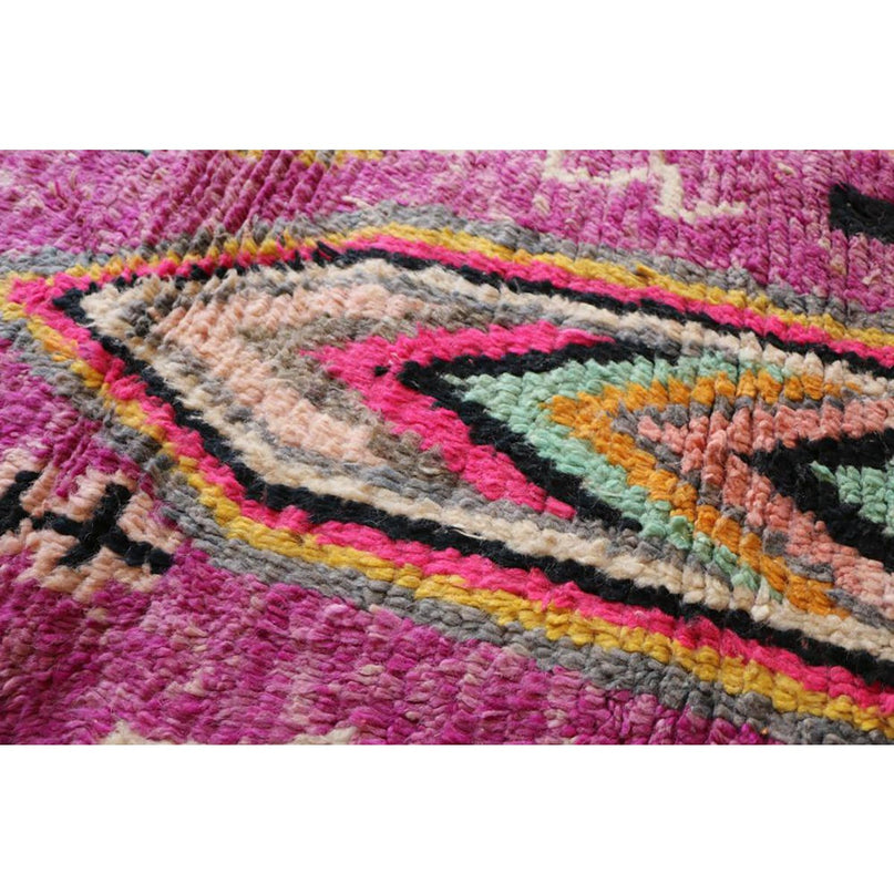 Zuiver wollen Marokkaans Berber halkleed 73 x 344 cm