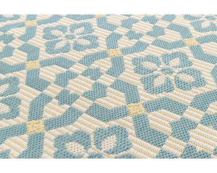 Tapis graphique intérieur exterieur AZULEJOS