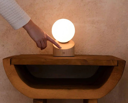 Morris stijlvolle oplaadbare lamp – draadloos, dimbaar, milieuvriendelijk ontwerp