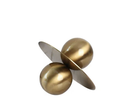 Moderne en eenvoudige metalen bolvormige ornamenten voor huis en woonkamer.Afmetingen: 20cm*20cm