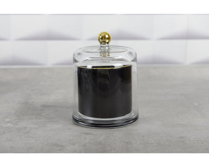Zwart en gouden bel kaarsen tonka parfum