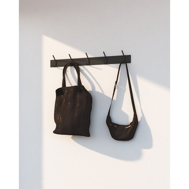 Gorillz Mystiek Five - Industriële - Wandkapstok - Muur Kapstok - Zwart