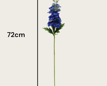 Ridderspoor | Zijden kunstbloem | Lengte 72cm  1pcs