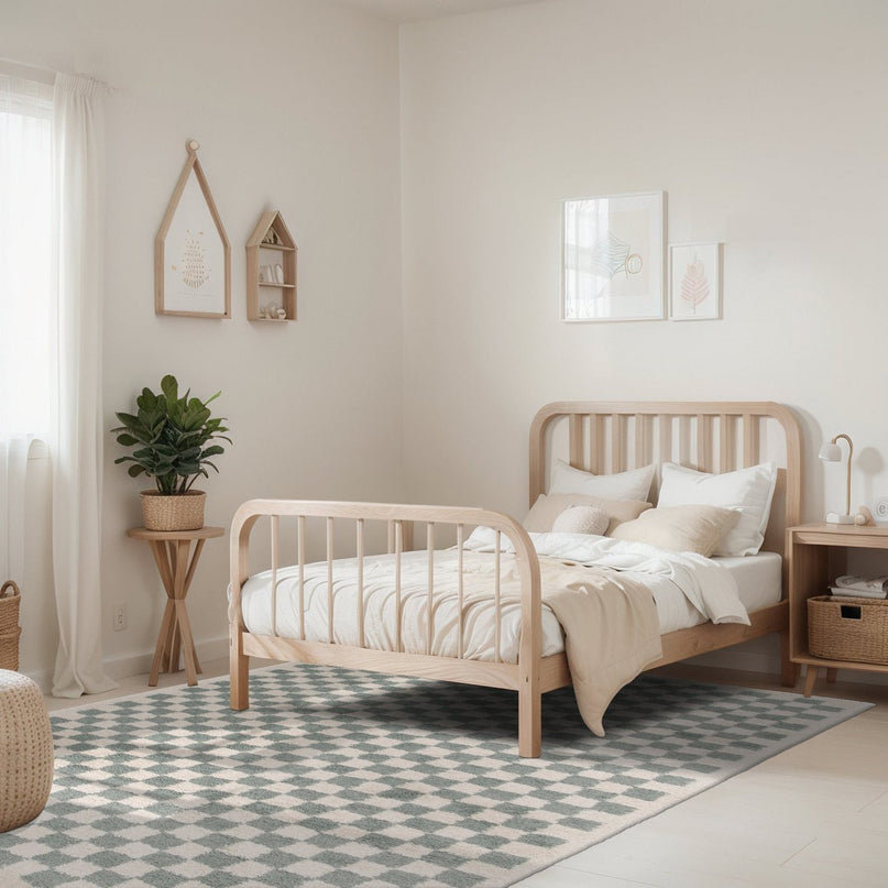 Tapis à poil haut doux en comfortabele CHECKERS