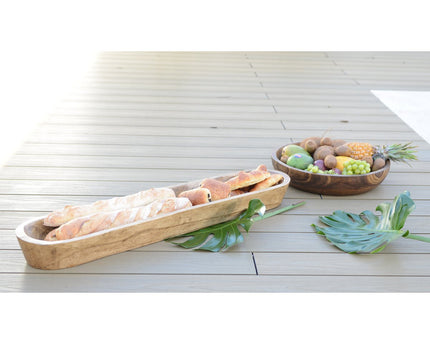 Houten decoratieve snit 100x22x10cm