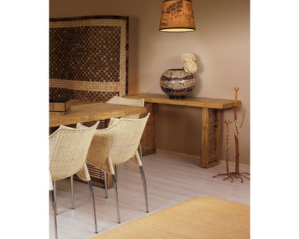 Hanglamp met stoffen kap "Print"
