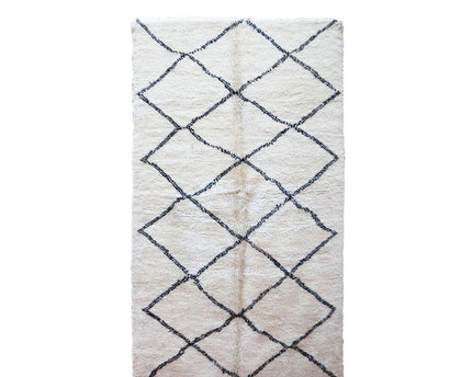 Zuiver wollen Marokkaans Berber-tapijt 160x249 cm