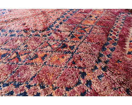 Zuiver wollen Marokkaans Berber-tapijt 186 x 367 cm