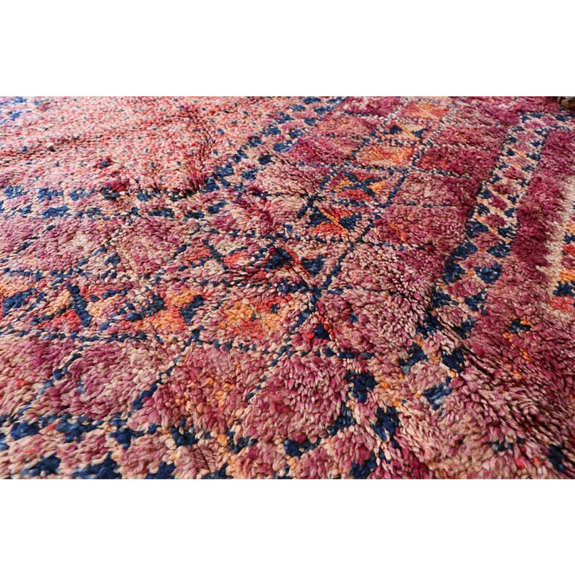 Zuiver wollen Marokkaans Berber-tapijt 186 x 367 cm