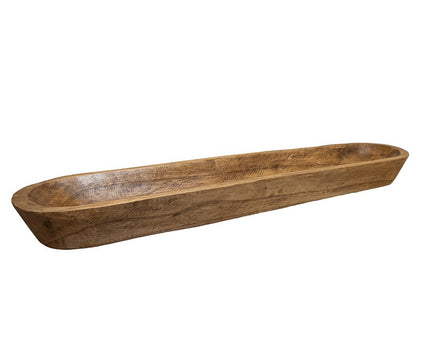 Houten decoratieve snit 100x22x10cm