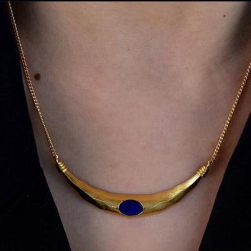 Egyptische stijl ketting-lapislazuli n spinel