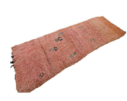Zuiver wollen Marokkaans Berber-tapijt 104 x 310 cm
